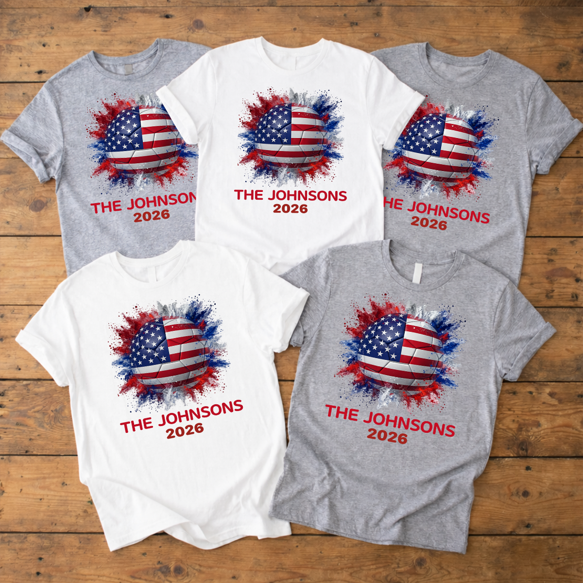 Custom Name Football World Championship Family Bright Shirt For Soccer Fans LM32 899345