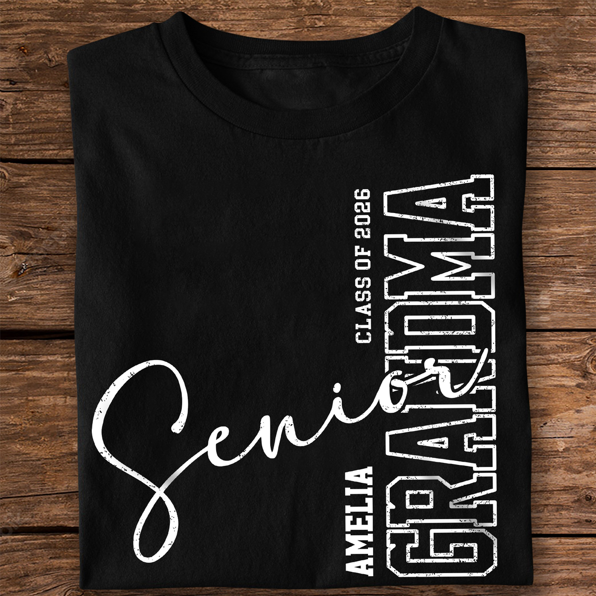 Personalized Class Of 2026 Senior Mom Graduation Dark Shirt LM32 899339