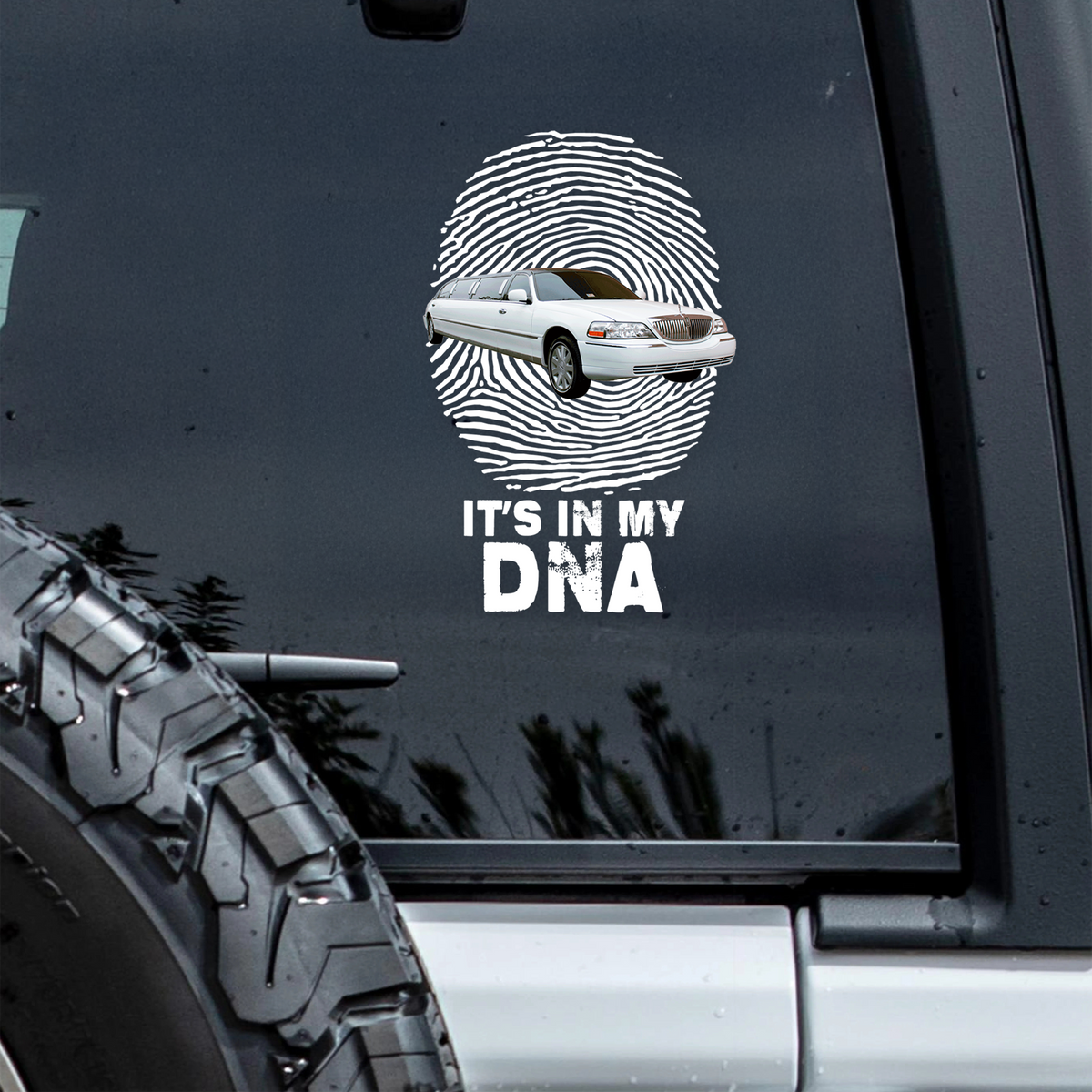 Custom Photo Car Is My DNA Car Window Decal Sticker CH07 899994