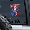 Personalized Name Proud American Nurse 250th Anniversary Car Window Decal Sticker LM32 899041