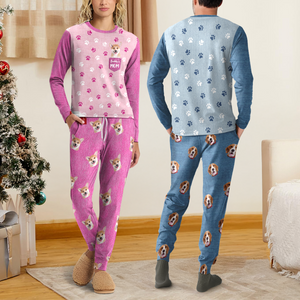 Custom Photo Dog Mom Pocket Pattern - Personalized Sleepwear CH07 899288