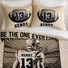 Personalized American Football Player Quilt Bedding Set - Be The One Everyone Wants To Watch CH07 899712