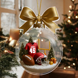 Personalized Football Transparent Acrylic Ornament Gift For Football Lovers CH07 899468