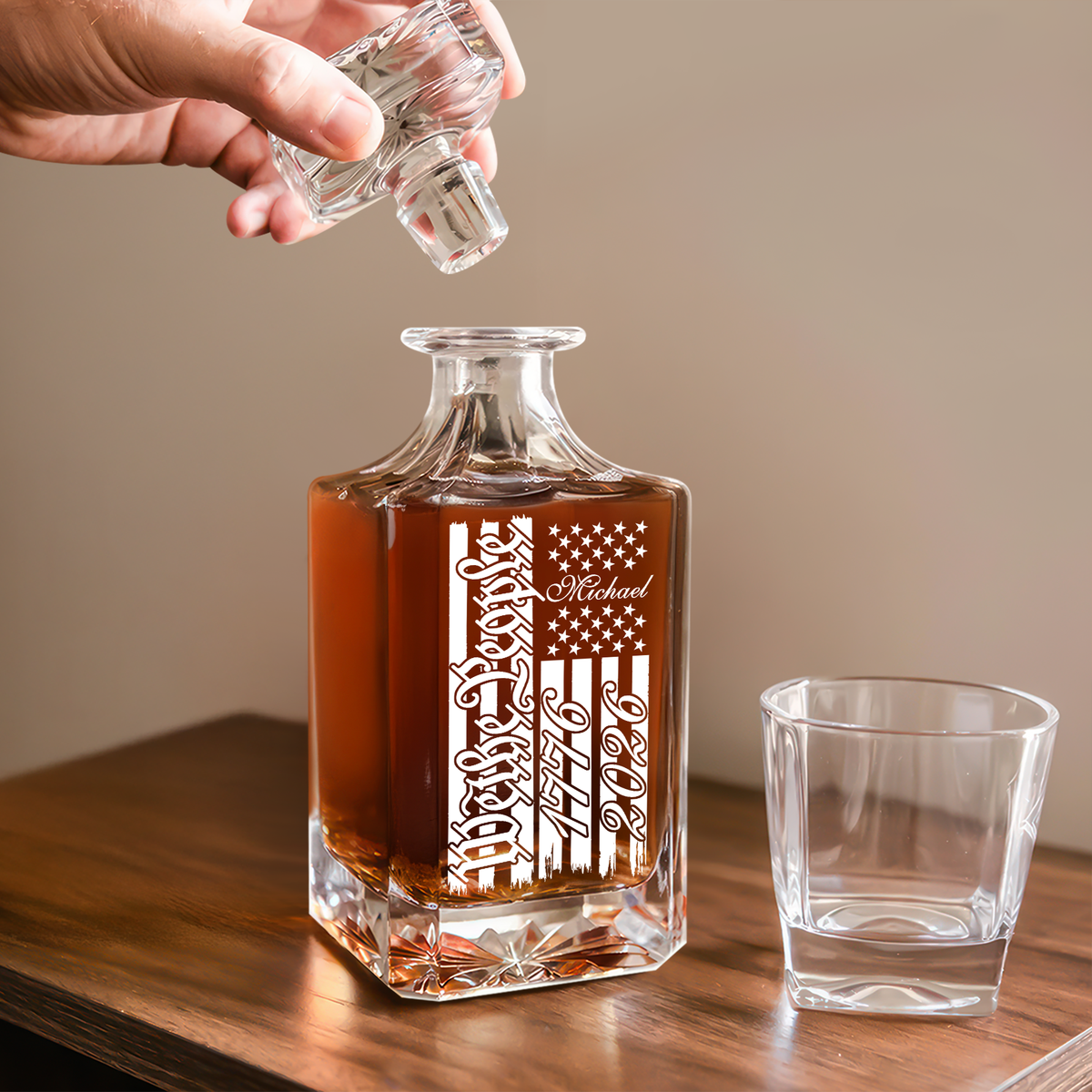 Personalized Name We The People 1776 - 2026 Decanter HA75 920272