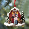 Custom Family Photo Christmas Personalized Wood Ornament HA75 897556