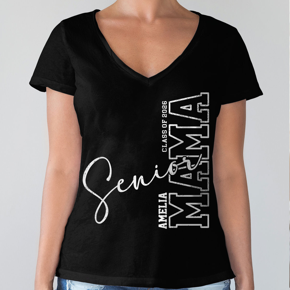 Personalized Class Of 2026 Senior Mom Graduation Dark Shirt LM32 899339
