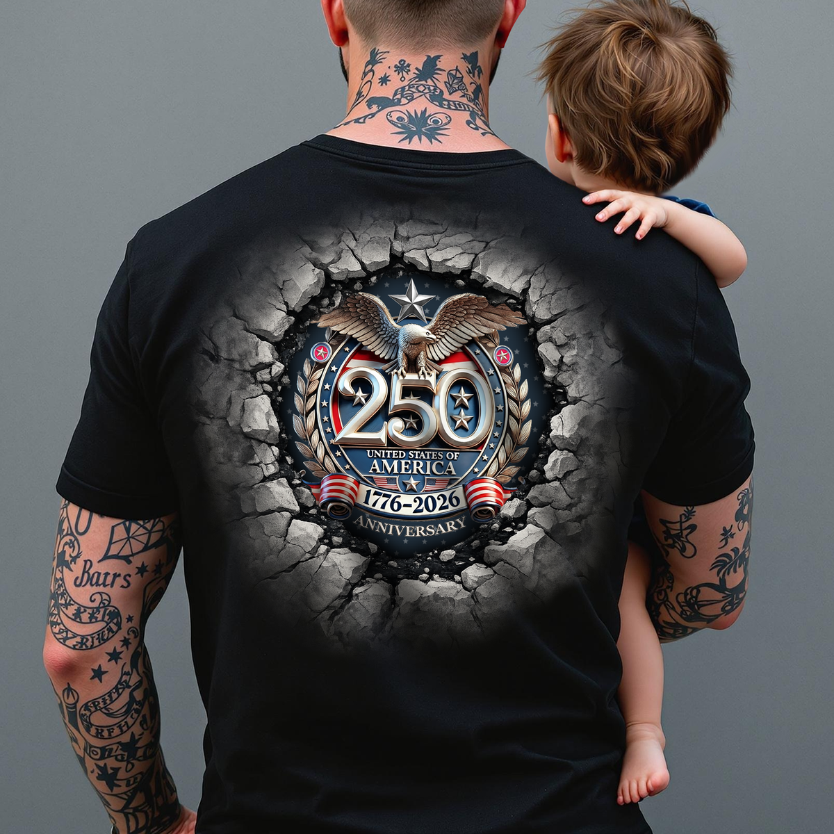 USA Eagles 250th Anniversary Semiquincentennial 1776-2026 Backside Shirt LM32 899025