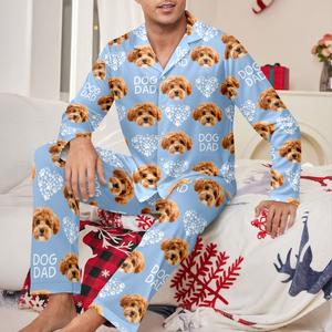 Custom Photo Dog Cat Mom Pajamas Gift For Dog Cat Lovers CH07 896886