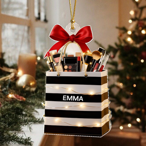Personalized Beauty Brush Christmas Acrylic Ornament Gift For Makeup Lovers HO82 900558