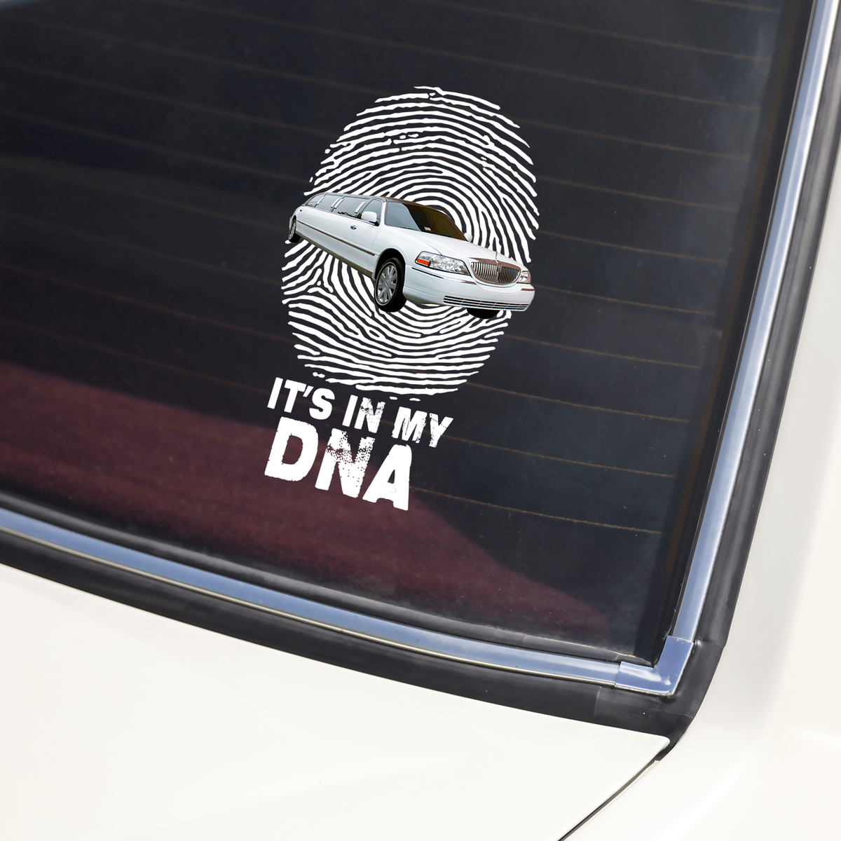 Custom Photo Car Is My DNA Car Window Decal Sticker CH07 899994