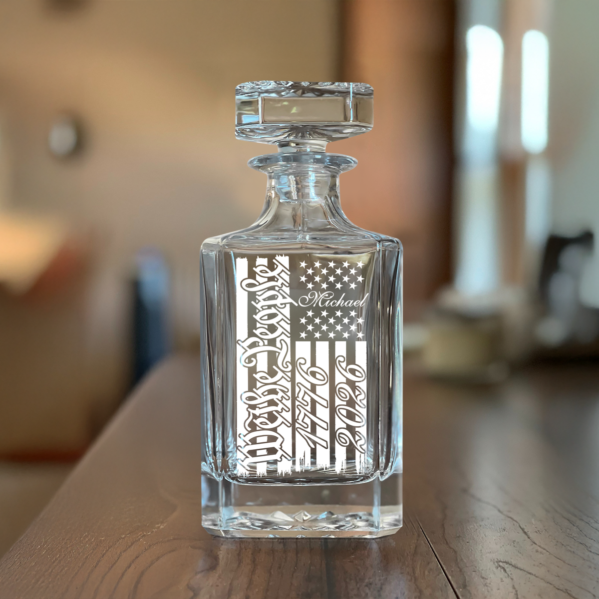 Personalized Name We The People 1776 - 2026 Decanter HA75 920272