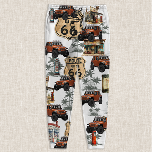 Custom Car Photo Rout 66 Authentic Sweatpants For Car Lover TH10 894989