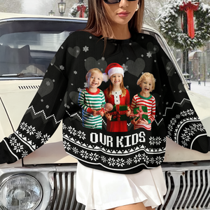 Custom Photo Our Grandkids Ugly Sweater For Christmas TH10 896247