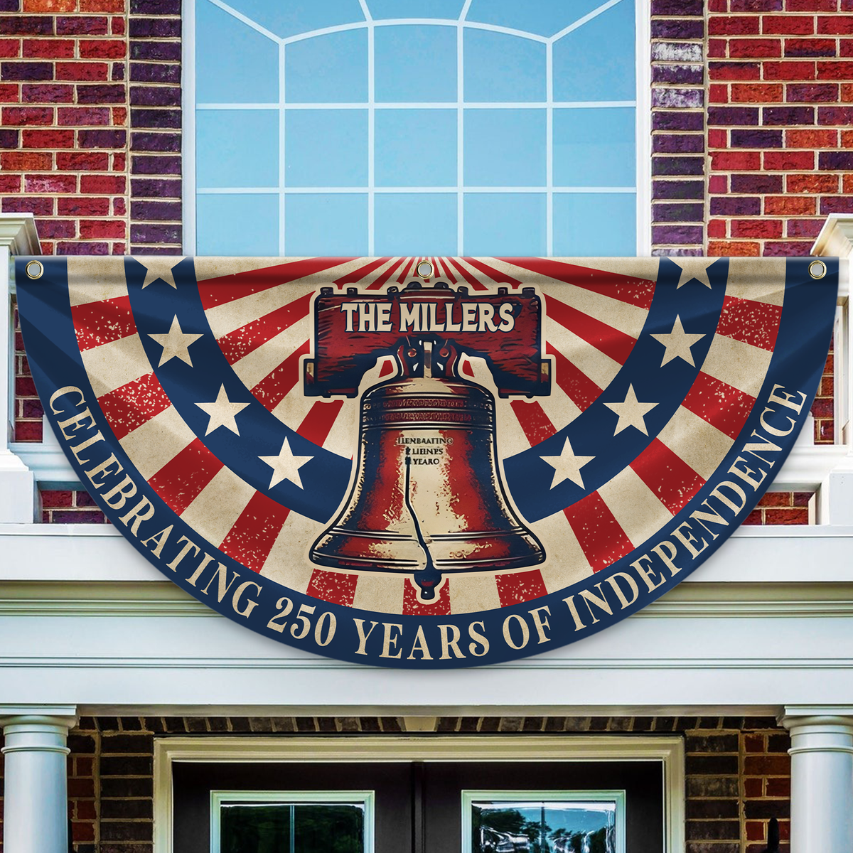 Custom Family Name USA Celebrating 250 Years Of Independence Fan Flag LM32 897951