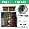 Custom Photo Deer Hunting Quilt Bedding Set For Hunting Lovers LM32 897287
