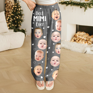 Custom Photo Best Mom Grandma Ever - Personalized Sweatpants HO82 900422
