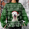 Custom Photo Just A Girl Who Loves Her Dog Ugly Sweater For Christmas TH10 896277