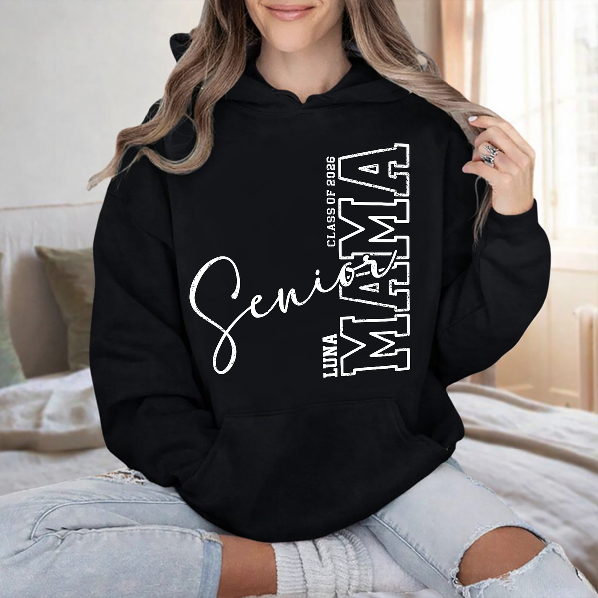 Personalized Class Of 2026 Senior Mom Graduation Dark Shirt LM32 899339