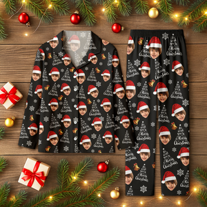 Custom Photo We Wish You A Merry Christmas Pajamas TH10 896283