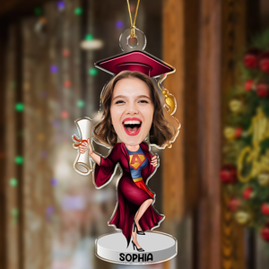 Custom Graduation Photo Acrylic Ornament Gifts For Graduation LM32 897315