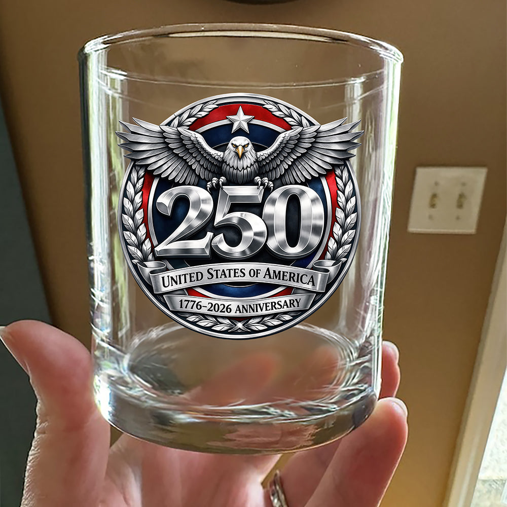 United States Of America 1776-2026 Anniversary - America 250 Whiskey Glass CH07 910392