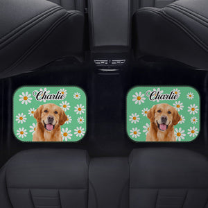 Custom Dog Photo With Icon Car Floor Mat For Dog Lovers TH10 894363