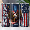 Personalized We The People American 250 Eagle Flag Skinny Tumbler LM32 899097