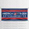 America 1776-2026 USA 250 Years Birthday Freedom American Map Patriotic Banner HA75 898782