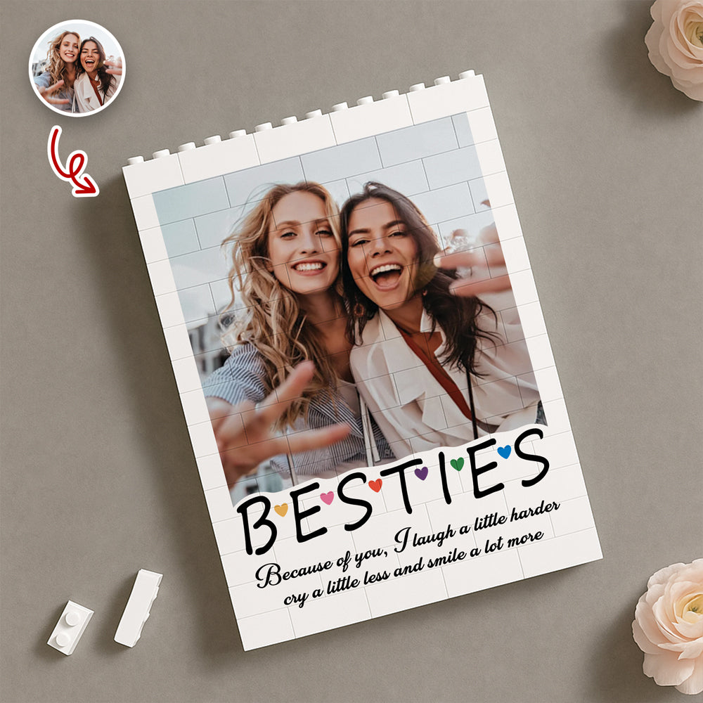 Custom Photo Bestie Building Brick Blocks - Personalized Gift for Best Friends CH07 910344