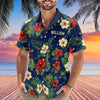 Custom Name Tropical Flower Hawaiian Shirt - Personalized Summer Beach Gift TH10 169431