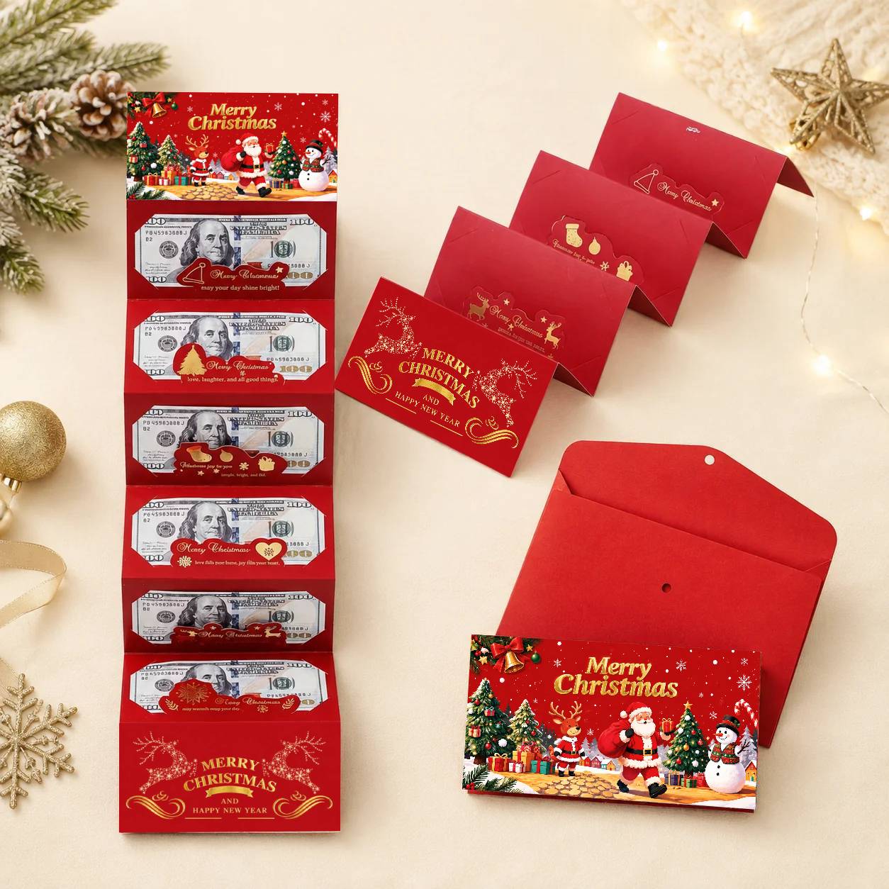 Merry Christmas Money Gift Envelope, Surprise Gift Christmas Money Holder HO82 903620