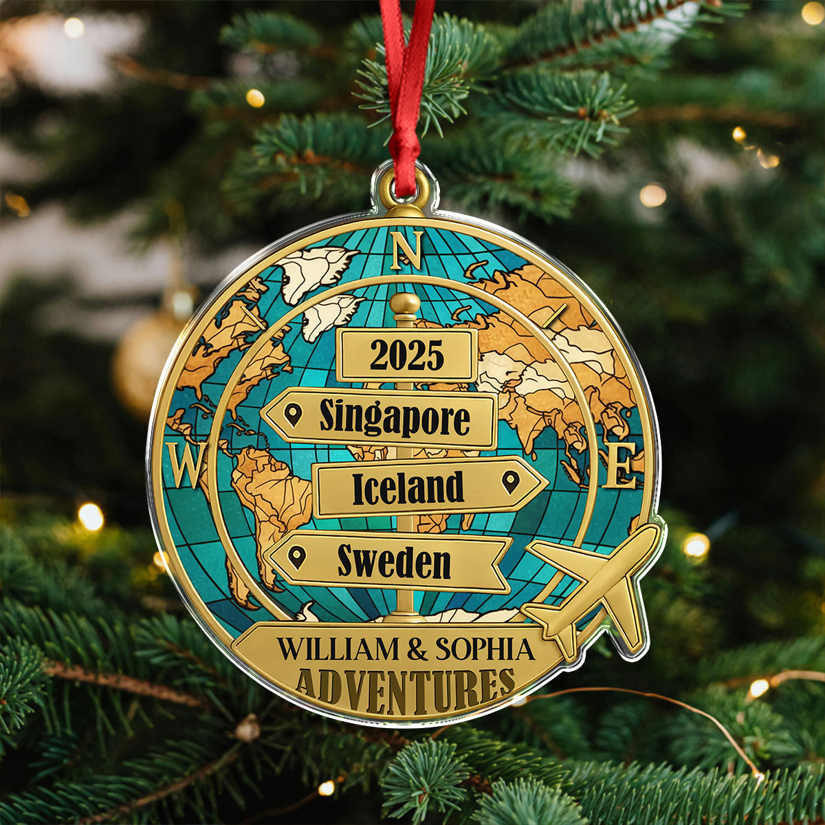 Destination Of All Year - Personalized Acrylic Ornament CH07 899318