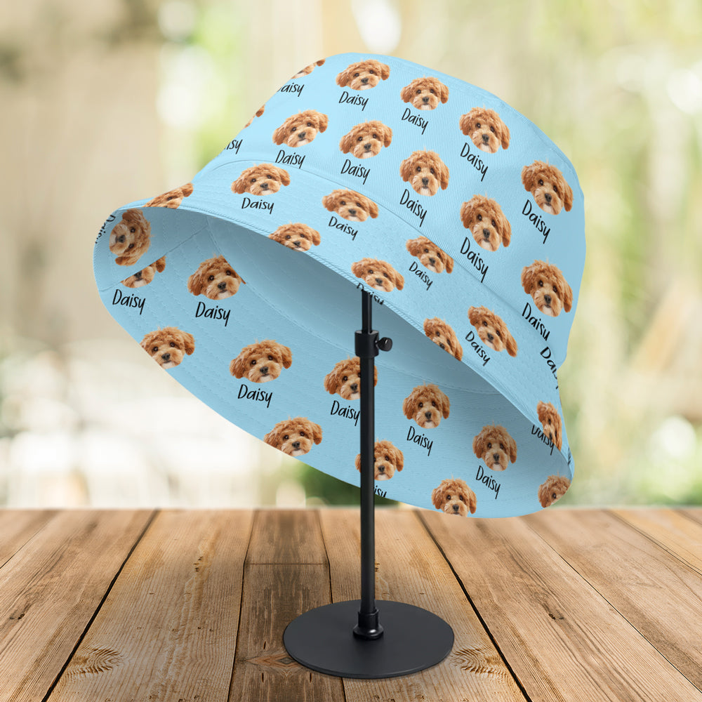 Custom Pet Photo Bucket Hat - Personalized Gift For Pet Lovers TH10 169465