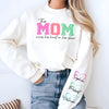 This Mommy Wears Her Heart on Her Sleeve Personalized Printed Sweatshirt HA75 892202