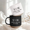 Personalized Mr and Mrs Couple Gift Pottery Mug HA75 898918