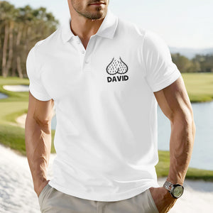 Custom Name Sack Ball Personalized Polo Shirt Funny Gifts for Men CH07 910198