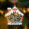 Custom House With Names Personalized Shaker Ornament Christmas Gift For Family CH07 896918
