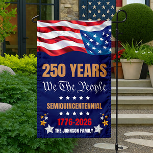 Custom Family Name We The People 250 Years Semiquincentennial Garden Flag TH10 898061