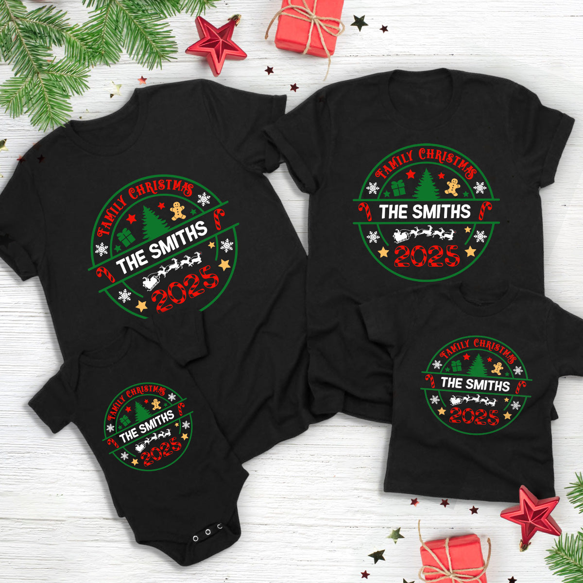 Custom Name - Personalized Shirt Christmas Gift For Family HO82 900016
