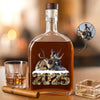 Custom Photo Whiskey Bottle Christmas Gifts For Deer Hunting HA75 898360