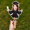 Custom Funny Face Graduation Class of 2026 Decoration Face Fan HO82 901922