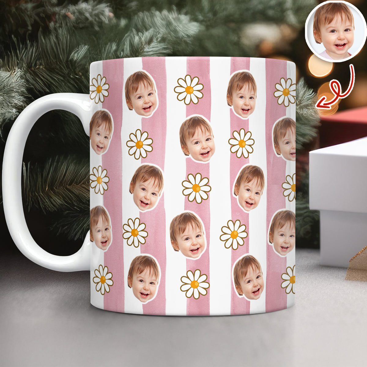 Custom Photo Mug Gift for Family, Couple, Valentine Gift HO82 901074