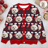 Custom Dog Photo Ugly Cardigan For Dog Lovers LM32 897129
