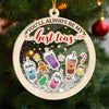 You'll Always Be My Best-Teas Personalized Christmas Shaker Ornament Gift for Besties CH07 899008