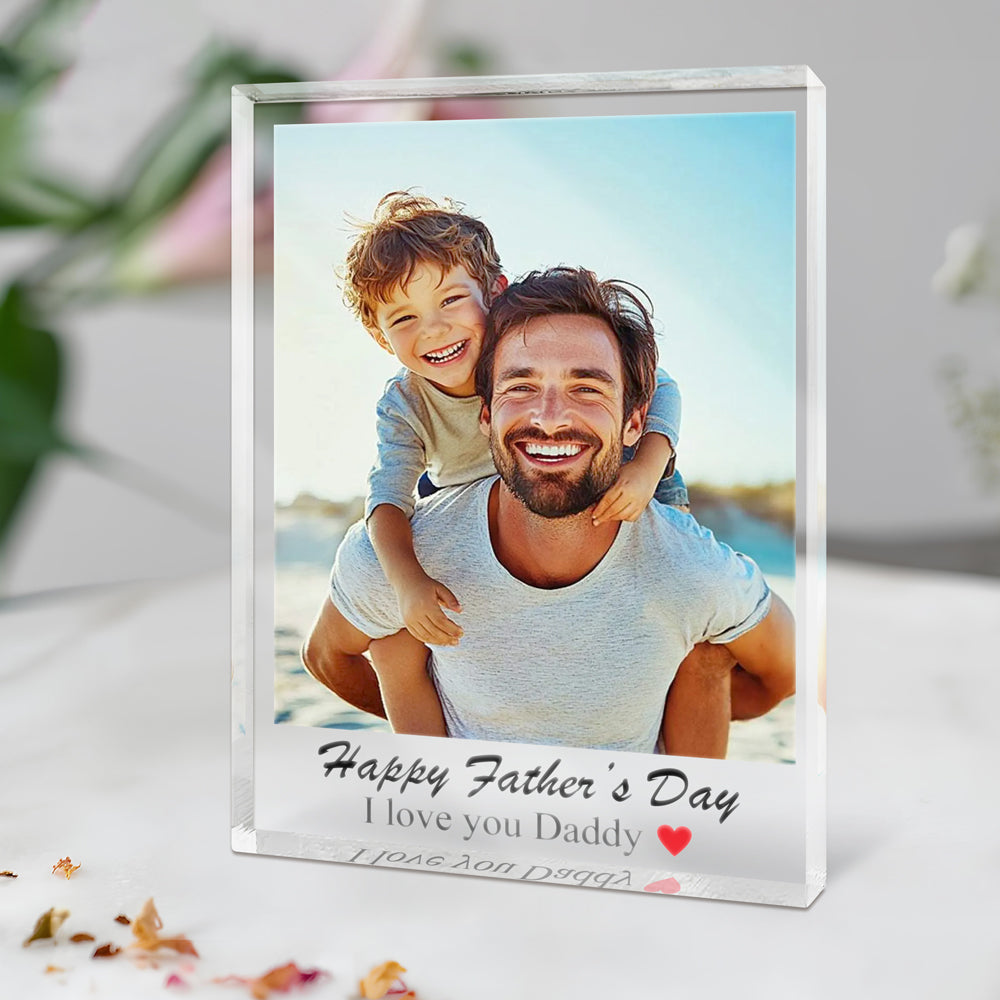 Custom Family Photo Acrylic Block Plaque – Personalized Gift for Mother’s Day, Father’s Day, Photo Keepsake LM32 899433