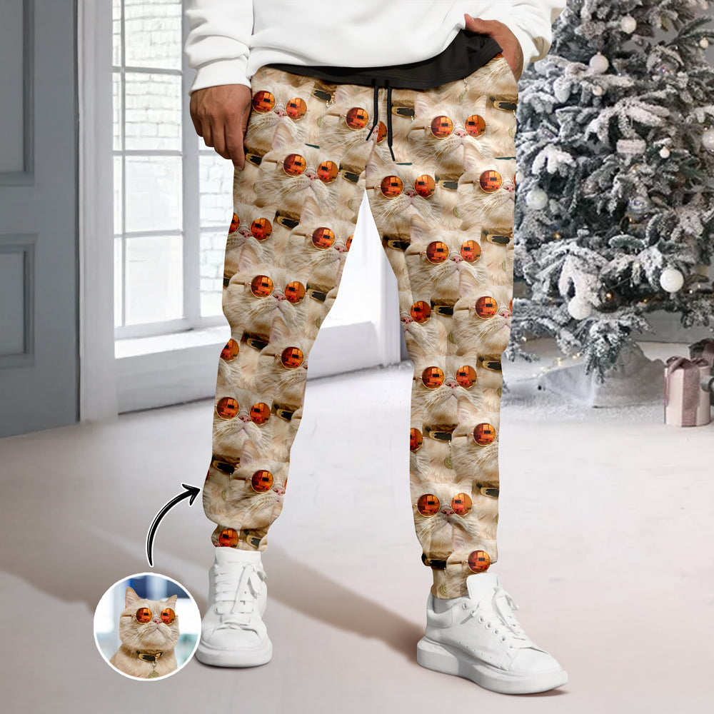 Custom Photo Funny Moment Cat Sweatpants HA75 897702