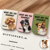 What Are You Reading - Custom Dog Photo Leather Magnetic Bookmark For Book Lovers, Dog Lovers CH07 899528