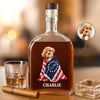Custom Photo Dog Cat With America 250 Whiskey Bottle HO82 901256