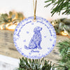 Custom Dog Breeds Not A Day Goes By Memorial Dog Toile De Jouy Style Ceramic Ornament HA75 897124