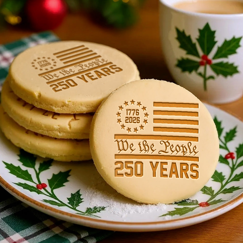 250 Years USA 250th Birthday 1776-2026 America Cookie Stamp HA75 920424